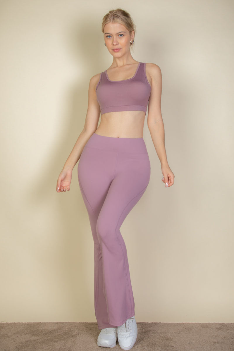 High Waist Flare Leggings