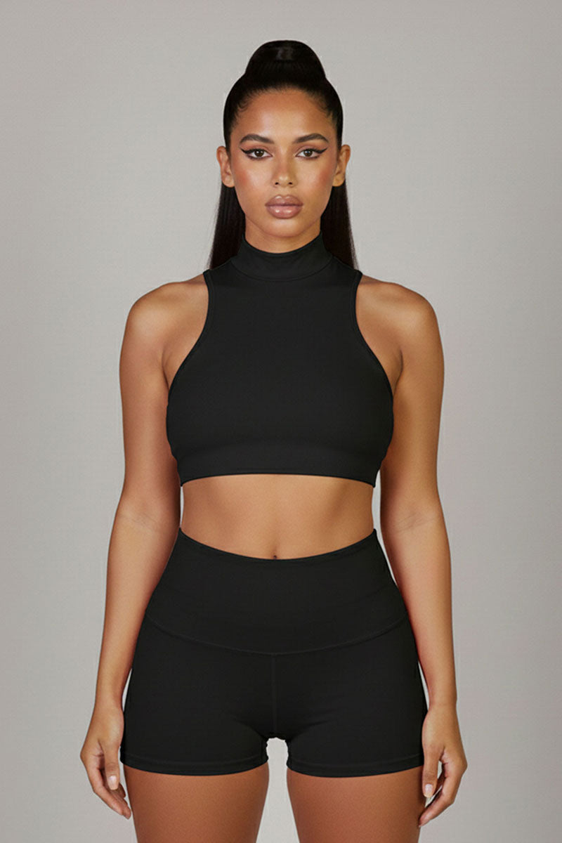High Neck Sleeveless Top