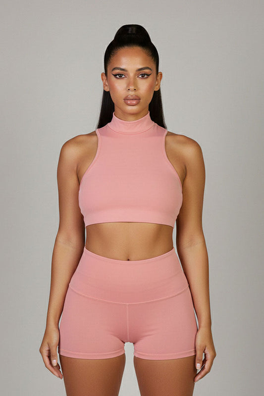 High Neck Sleeveless Top