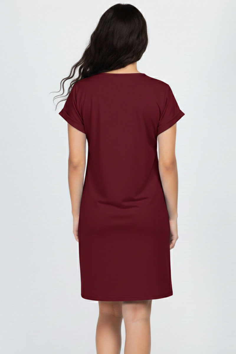 Cap Sleeve Pocket Mini Dress