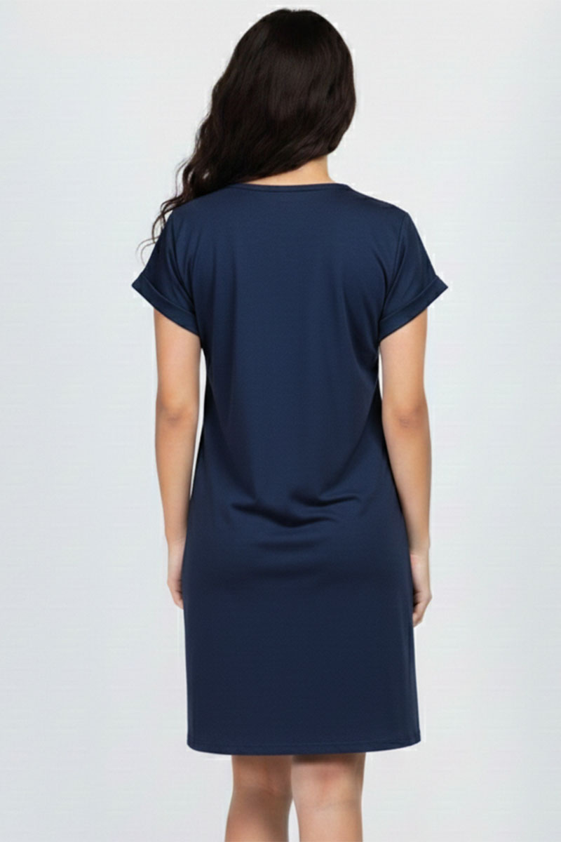 Cap Sleeve Pocket Mini Dress