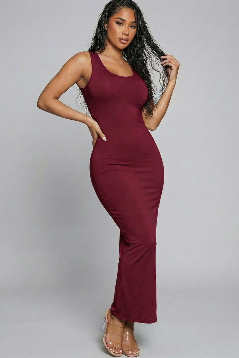 Solid Basic Maxi Dress