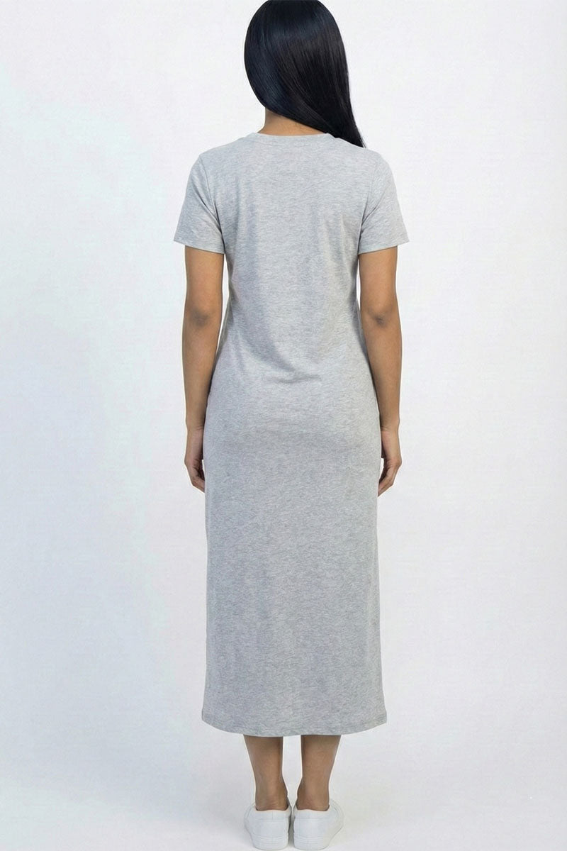 Side Pocket Tee Dress