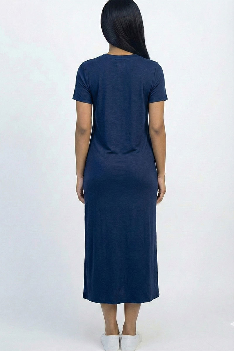 Side Pocket Tee Dress