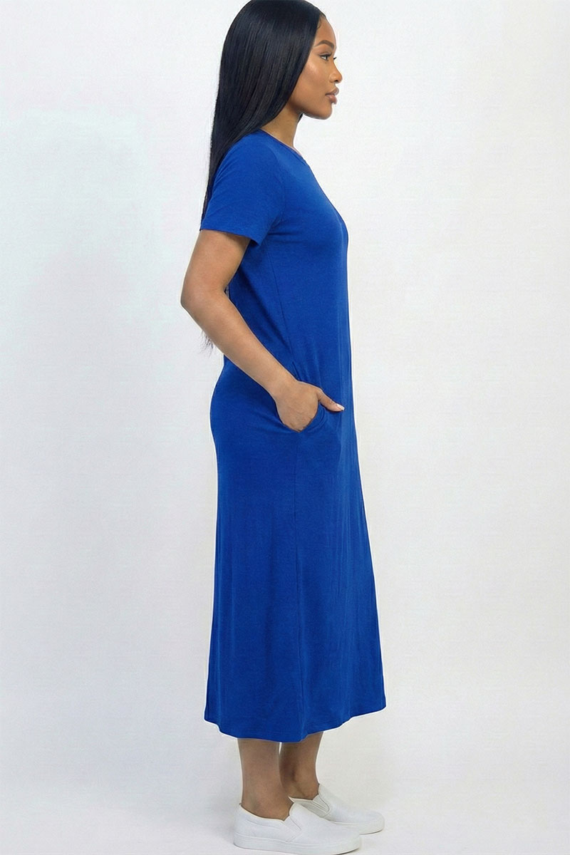 Side Pocket Tee Dress