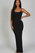 Ribbed Mermaid Hem Camisole Maxi Dress