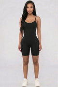 Ribbed Bodycon Romper