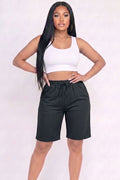 French Terry Bermuda Shorts
