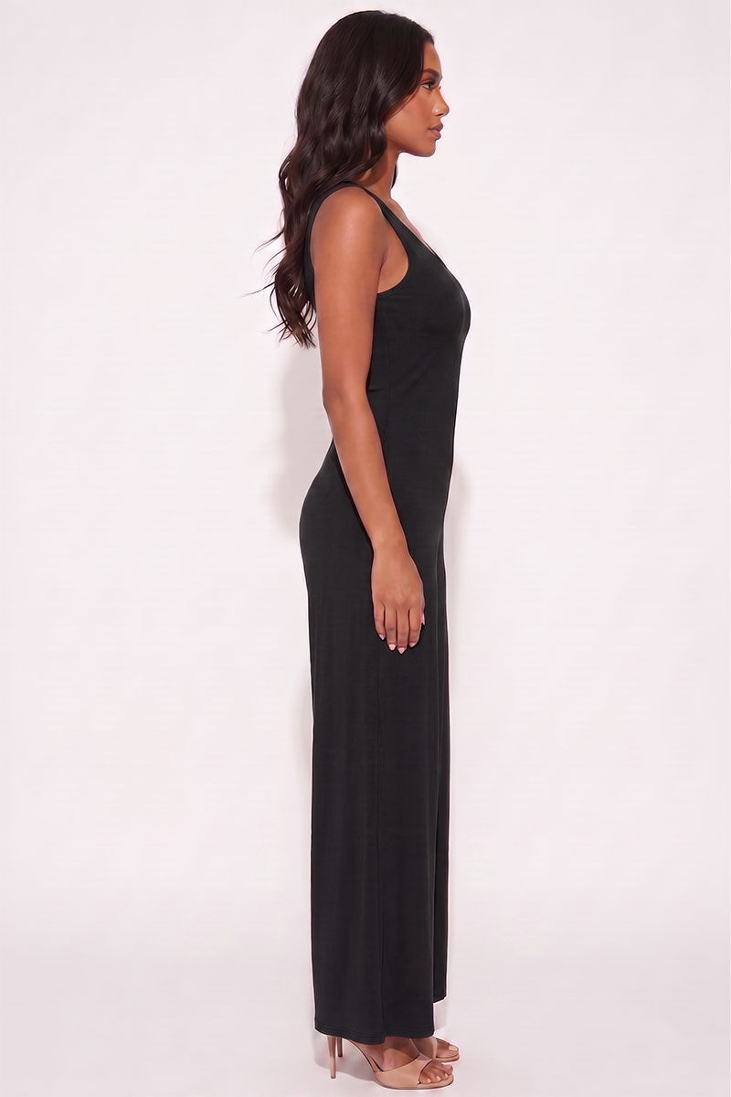 Sleeveless Tank Wide Leg Jumpsuit