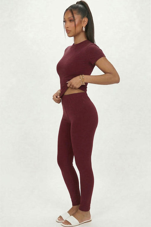 Basic Solid Leggings