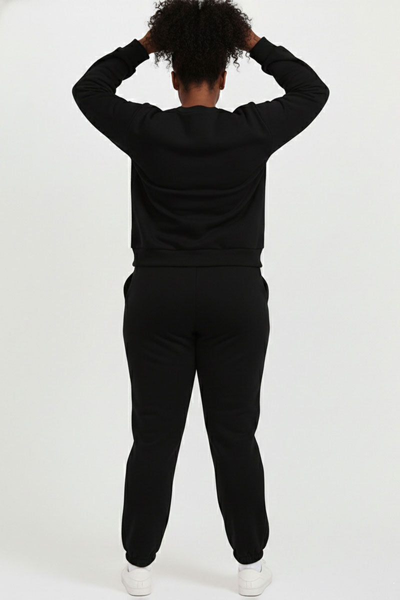 Plus Size Classic Poly Fleece Crewneck Pullover