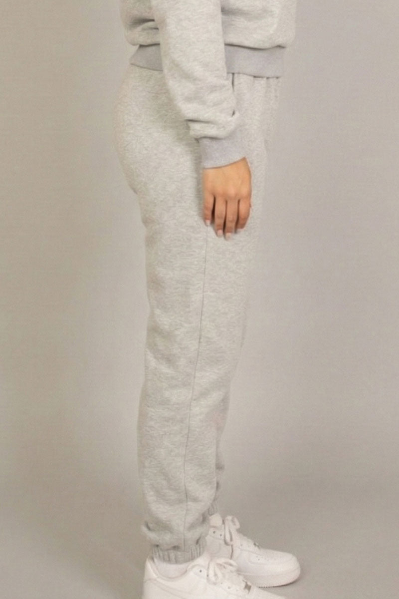 Poly Fleece Elastic Waist Joggers