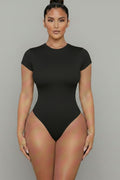 Short Sleeve Crew Neck Bodysuit