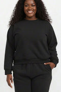 Plus Size Classic Poly Fleece Crewneck Pullover
