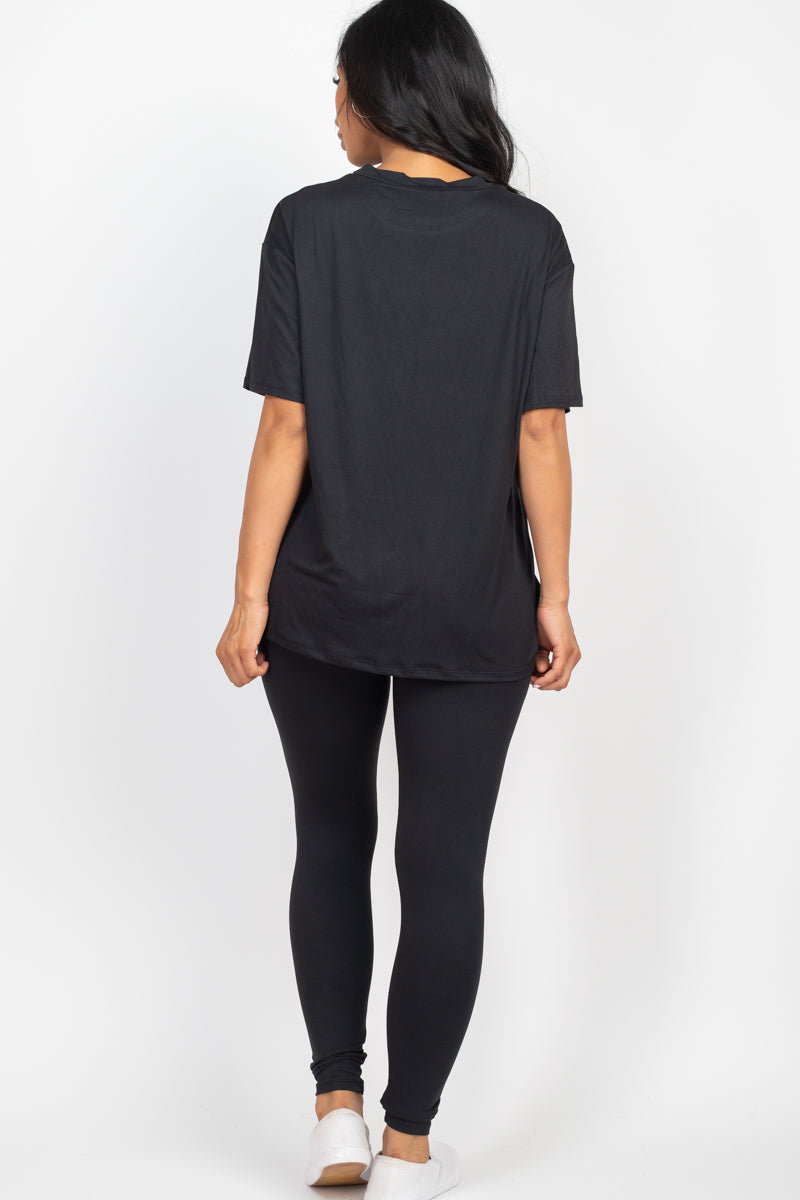 Oversized T-shirt & Leggings Set