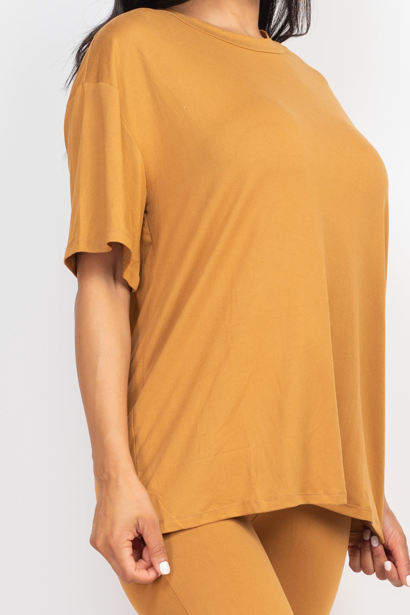 Oversized T-shirt & Leggings Set