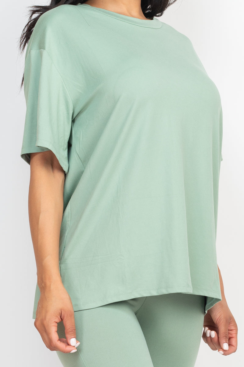 Oversized T-shirt & Leggings Set