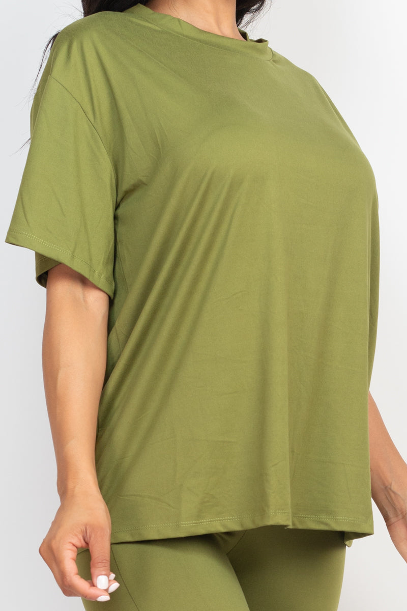 Oversized T-shirt & Leggings Set