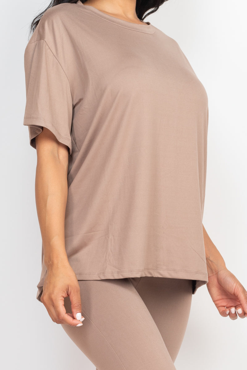 Oversized T-shirt & Leggings Set