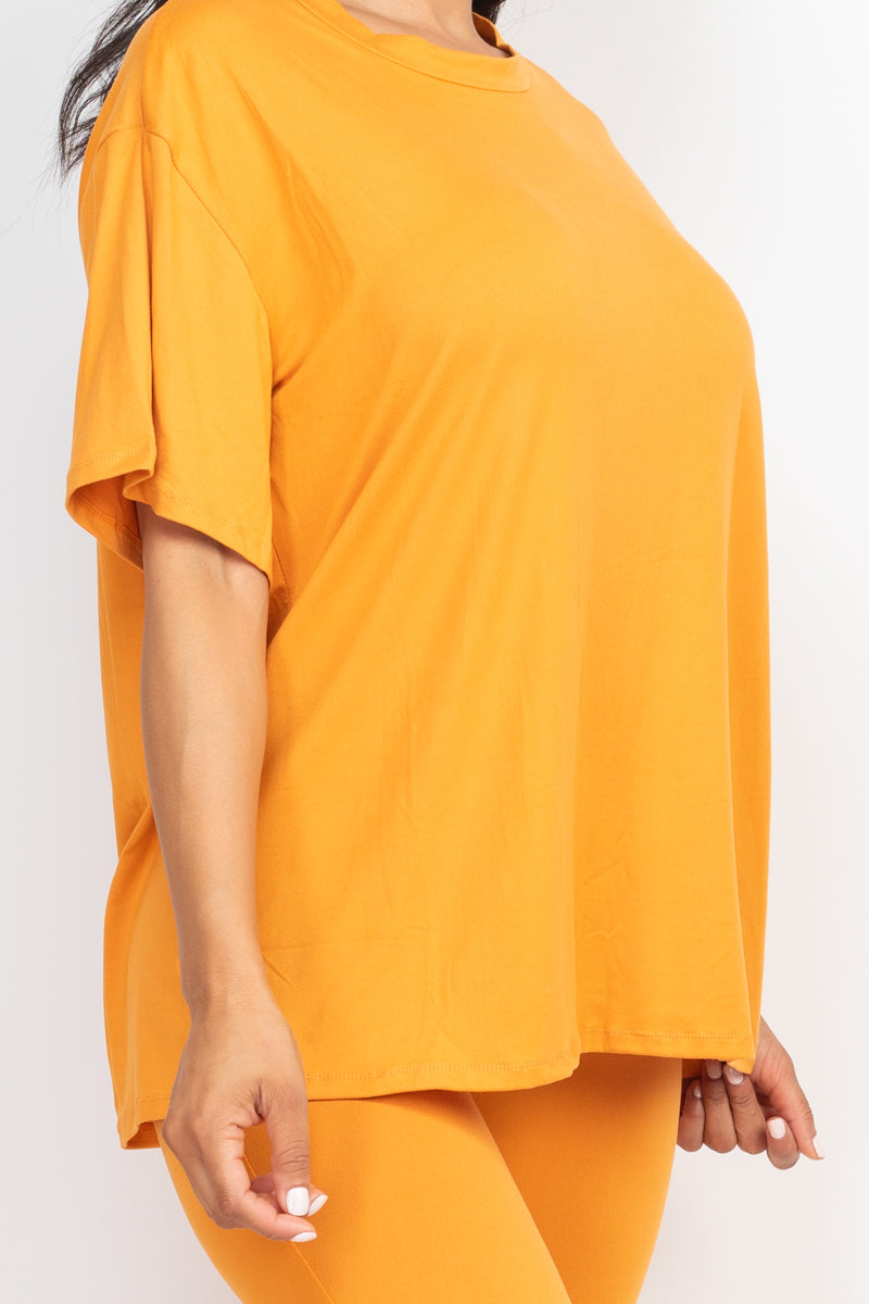 Oversized T-shirt & Leggings Set