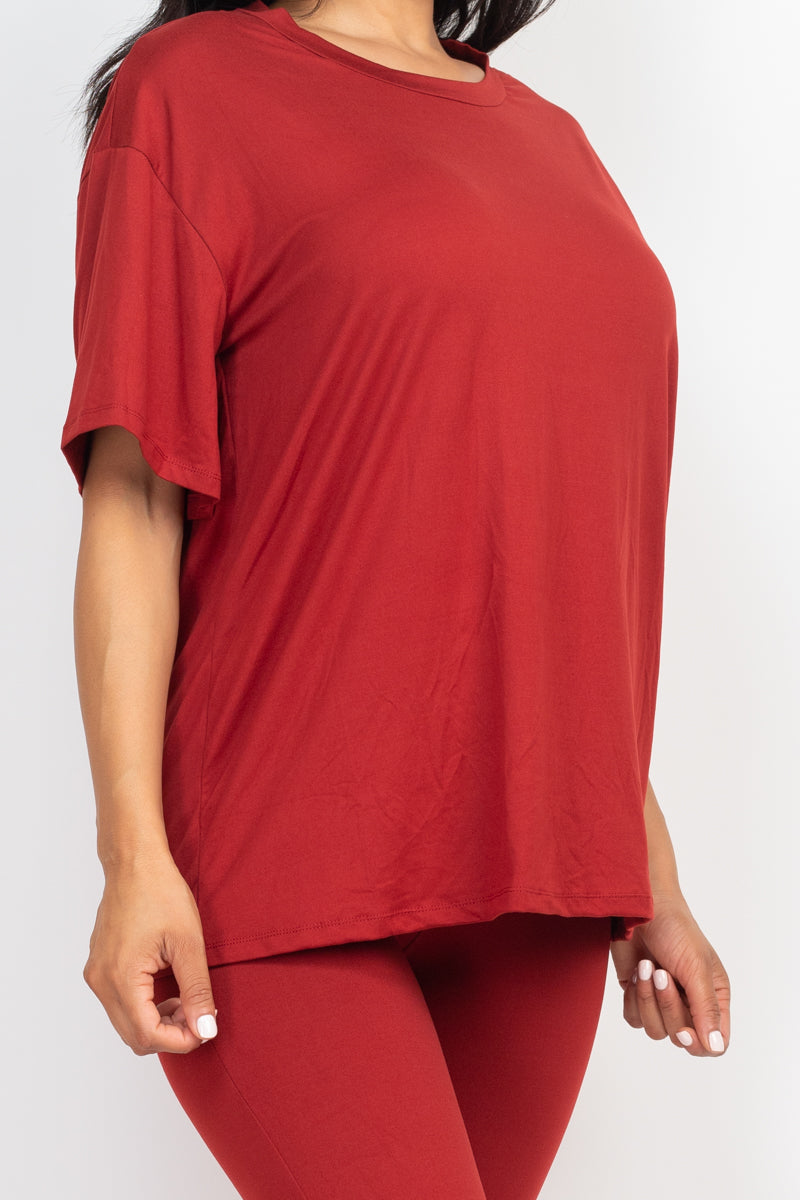 Oversized T-shirt & Leggings Set