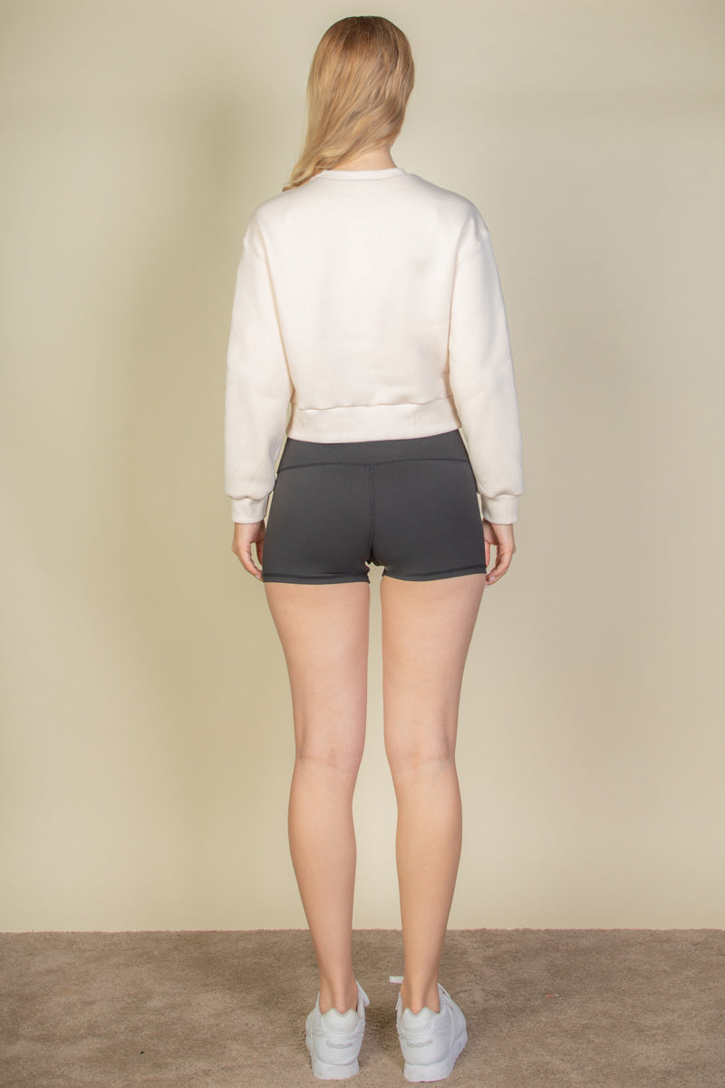 Graphic Drop Shoulder Sweatshirt